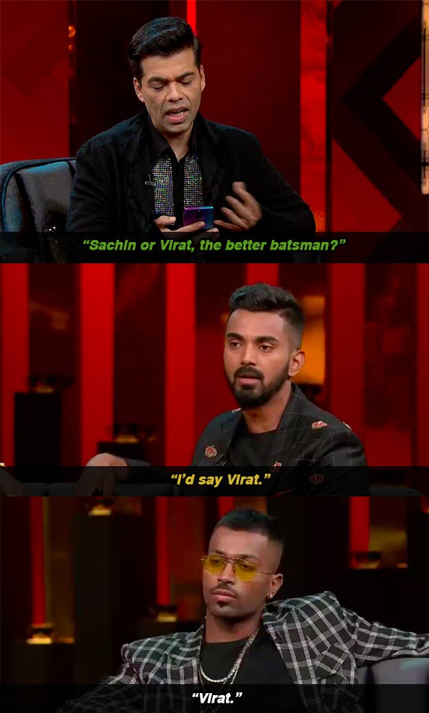 14 Notable Moments From Hardik Pandya And K L Rahul S Episode Of Koffee With Karan After hardik pandya and kl rahul were suspended for their misogynistic and sexist comments, the ire of netizens has turned to the host of the show, karan johar. 14 notable moments from hardik pandya
