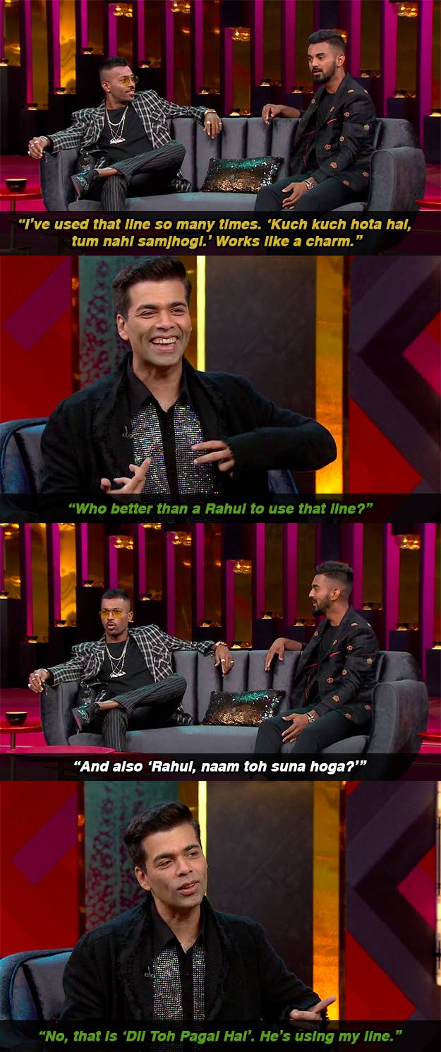 14 Notable Moments From Hardik Pandya And K L Rahul S Episode Of Koffee With Karan Unlike the bollywood stars who usually appear on the show and are trained to handle such interviews, the two cricketers spoke about their. 14 notable moments from hardik pandya