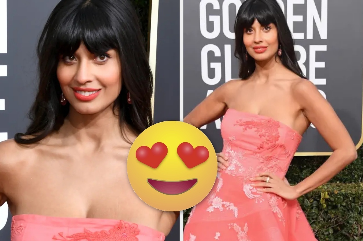 Jameela jamil on sale golden globes dress