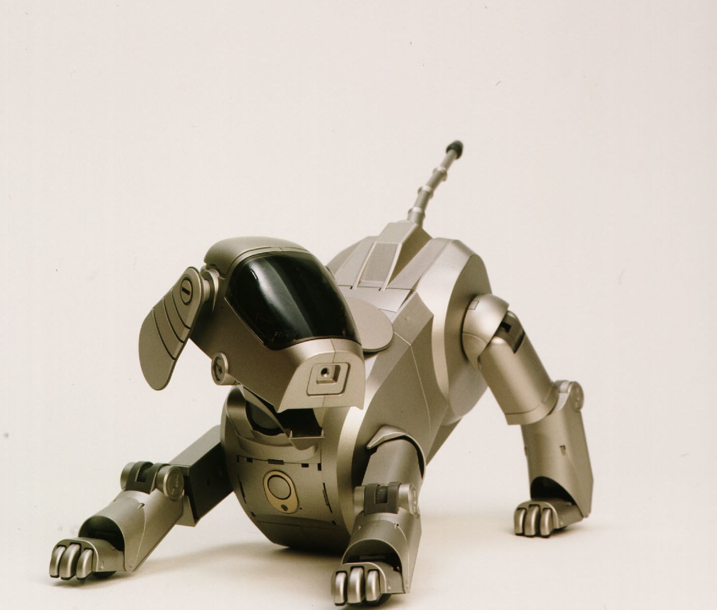 Product shot of a robot dog