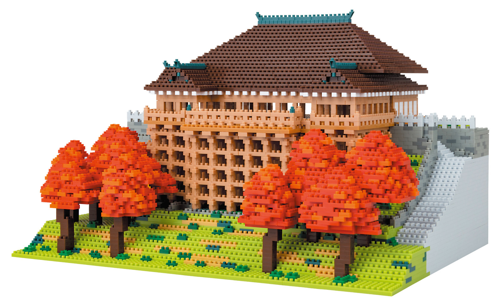 nanoblock ナノブロック 日本の世界遺産 清水寺/東照宮陽明門/白川郷 