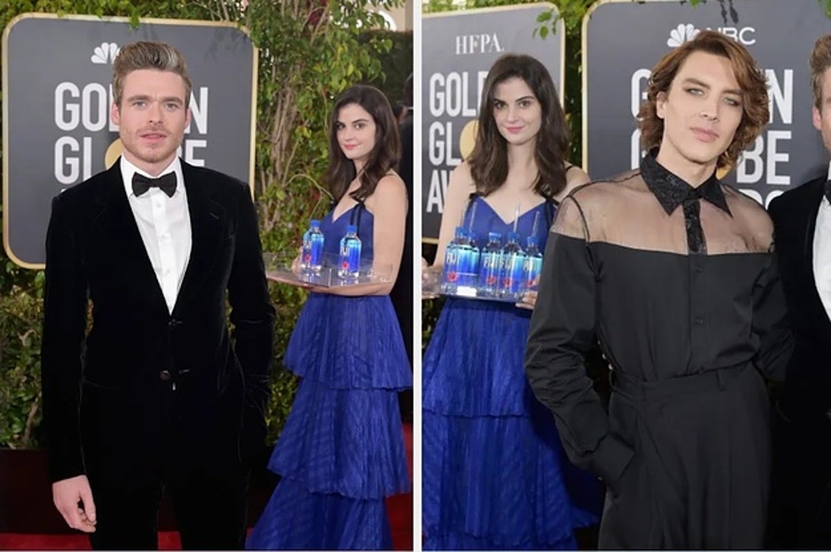 The Fiji Water Woman At The Golden Globes Served Looks