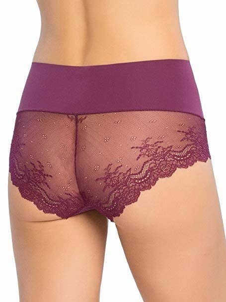 Spanx Undie-tectable Lace Hi-Hipster Panty Lavender India