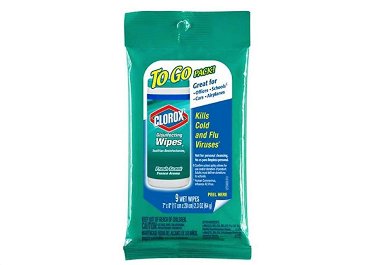 I use these for EVERYTHING. Wiping carts, hands, gross changing tables, and anything else his hands (or mine) might get on.—melissaf45f5bbddbGet a pack of 24 from Amazon for $25.85.