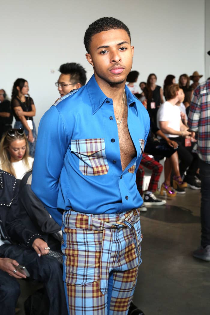 Diggy Simmons. the son of hip hop icon Rev Run of the influential group Run...