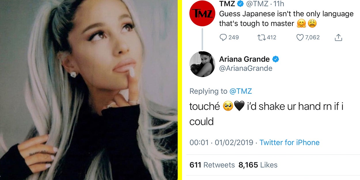 Ariana Grande Had The Best Response To Tmz Dragging Her