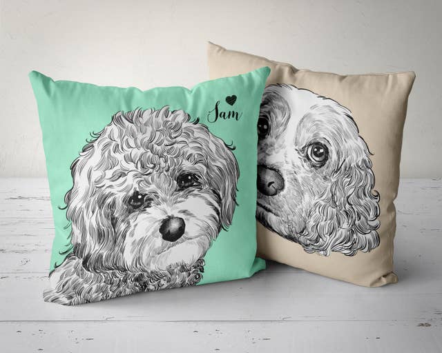 Dog Themed Home Decor : 28 Pieces Of Decor Every Pet Lover Needs In Their House : This adorable piece of decor isn't limited to cats and dogs — why not send a picture of your hedgehog or rabbit?!