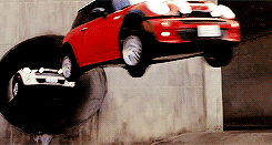 "Like 99% of car 'jumps' are phony; for most cars, the jump would destroy the suspension or at least blow out the tires."—Northviewguy