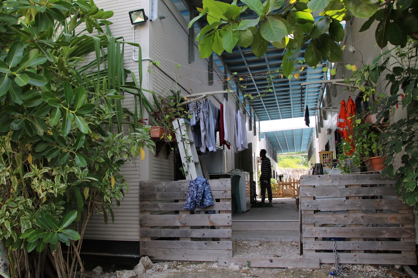 Refugee accomodation on Nauru.