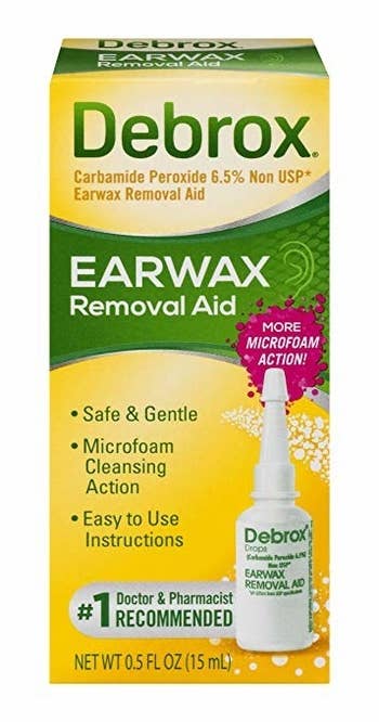 the box of earwax removal oil