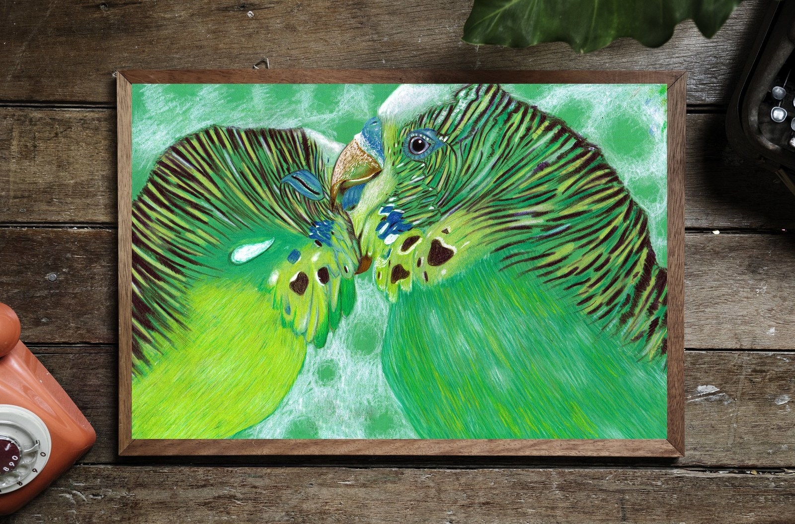 When I was a kid I begged my parents for months for a parakeet. That Christmas we all woke up to the sounds of his chirping — it was MAGICAL. So, totally get how much bird owners love their feathered companions. This piece of art is easily printable, you can have it hanging nearby your bird's cage in no time!Get it from KidsArtCorner on Etsy for $4.66.