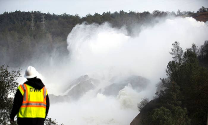 The Oroville Dam&#x27;s overflow channel failed in 2017.