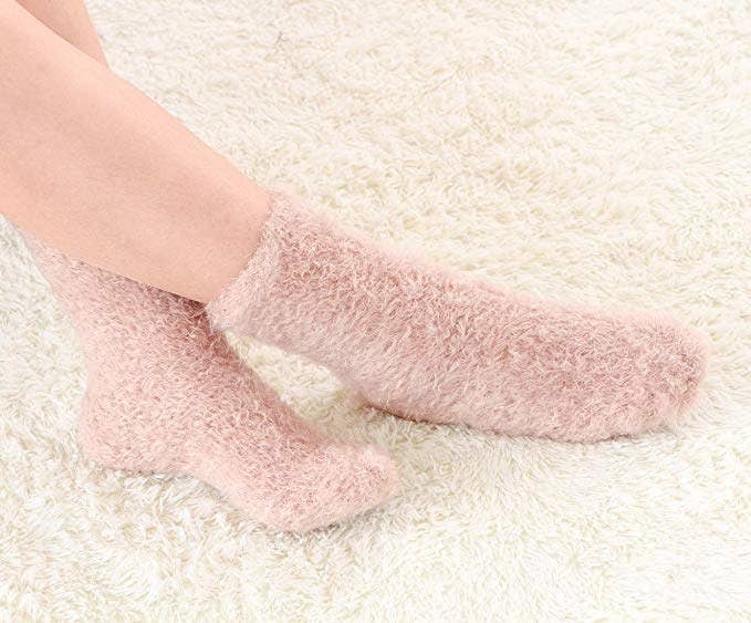 Buy WKLOUYHE Wool Socks Thick Warm Winter Socks for Kids Girl Boy Thermal  Sock Breathable Fuzzy Slipper Socks_Pack Of 06(11-17 Years),multicolour at
