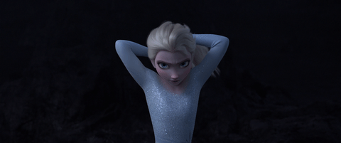 Never mess with a queen who has just put her hair in a pony tail!