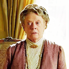 Maggie Smith not approving gif
