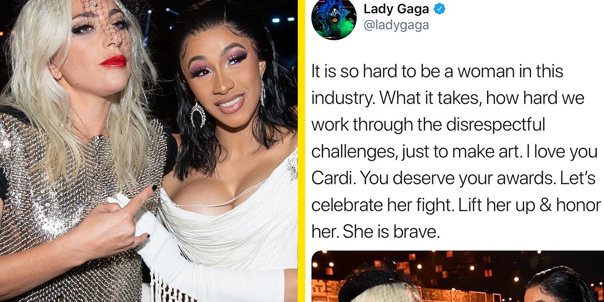 Cardi B Shows Support For Katy And Miley Entertainment Talk Gaga Daily 