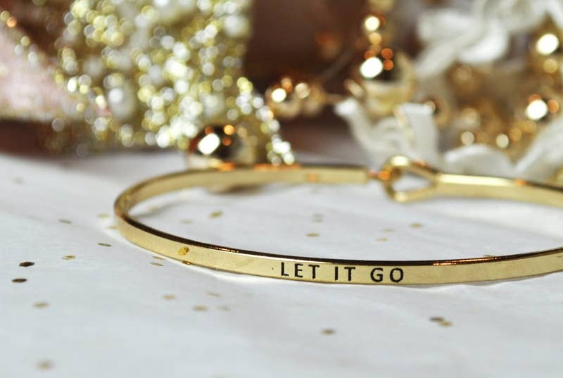 Not only is "Let It Go" one of the (dare I say) most EPIC Disney songs of all time, but it's also a pretty damn inspirational mantra. Wear your fave saying up your sleeve until Elsa blesses us with a new one in November.Get it from AdelineQuinnCo on Etsy for $16+ (available in three colors).