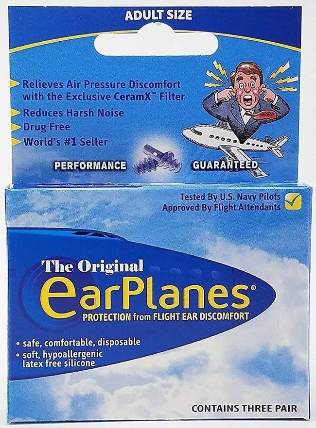box of The Original EarPlanes plugs