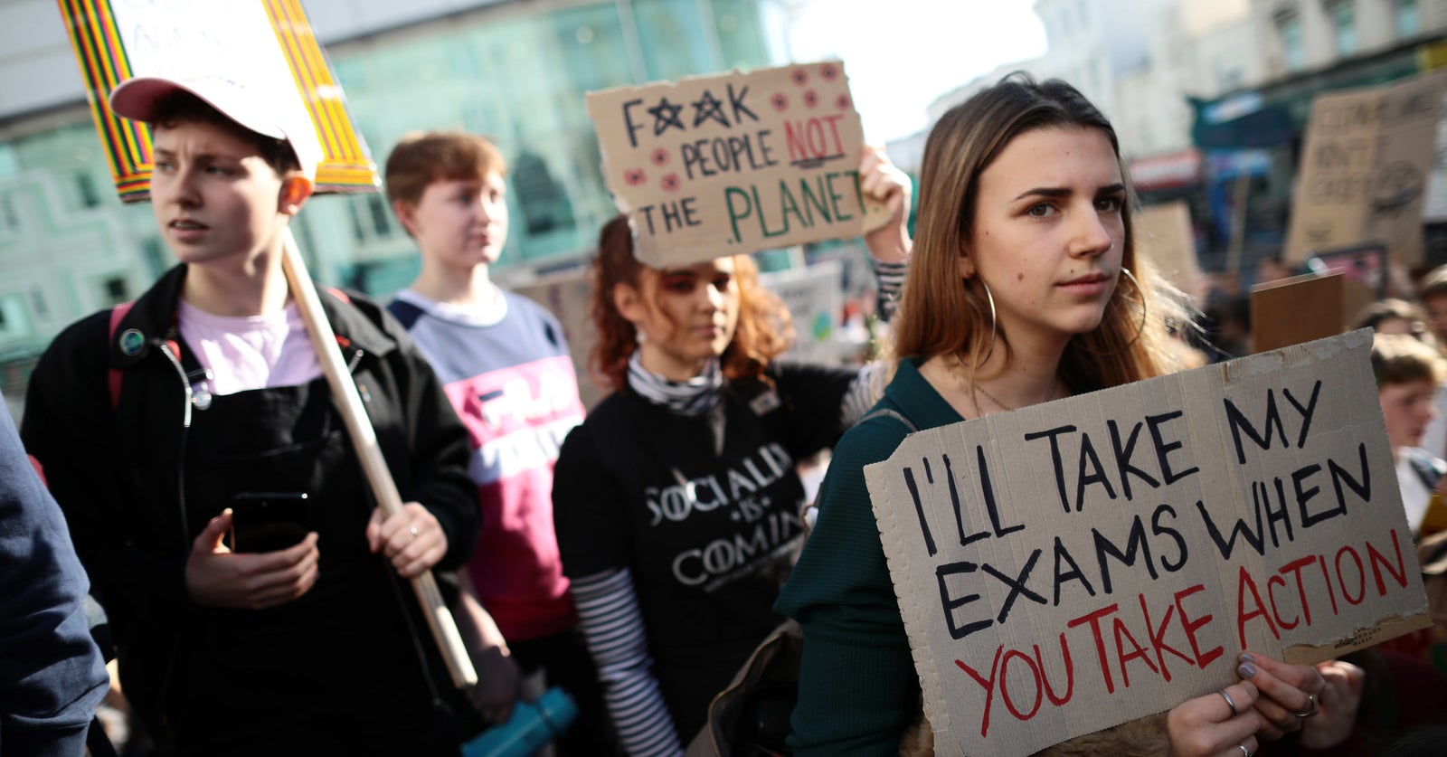 Climate Change Marches Teenagers Go On Strike From Schools Across Europe To Demand Action