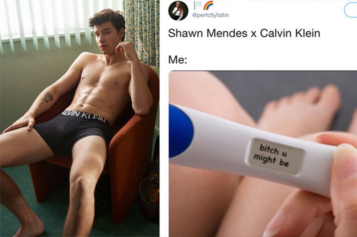 lago Alarmante Dentro 17 Reactions To Shawn Mendes' Hot-AF Calvin Klein Pics