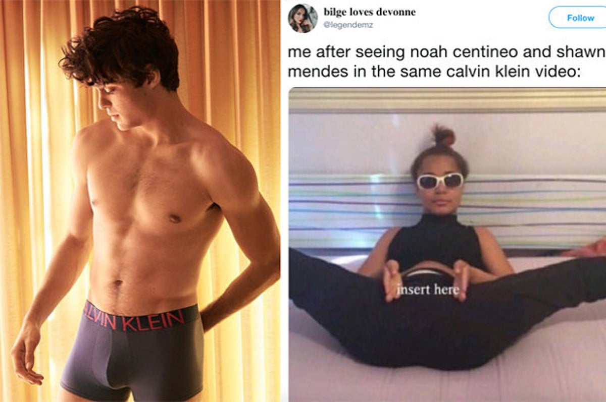14 Reactions To Noah Centineo's New Calvin Klein Pics