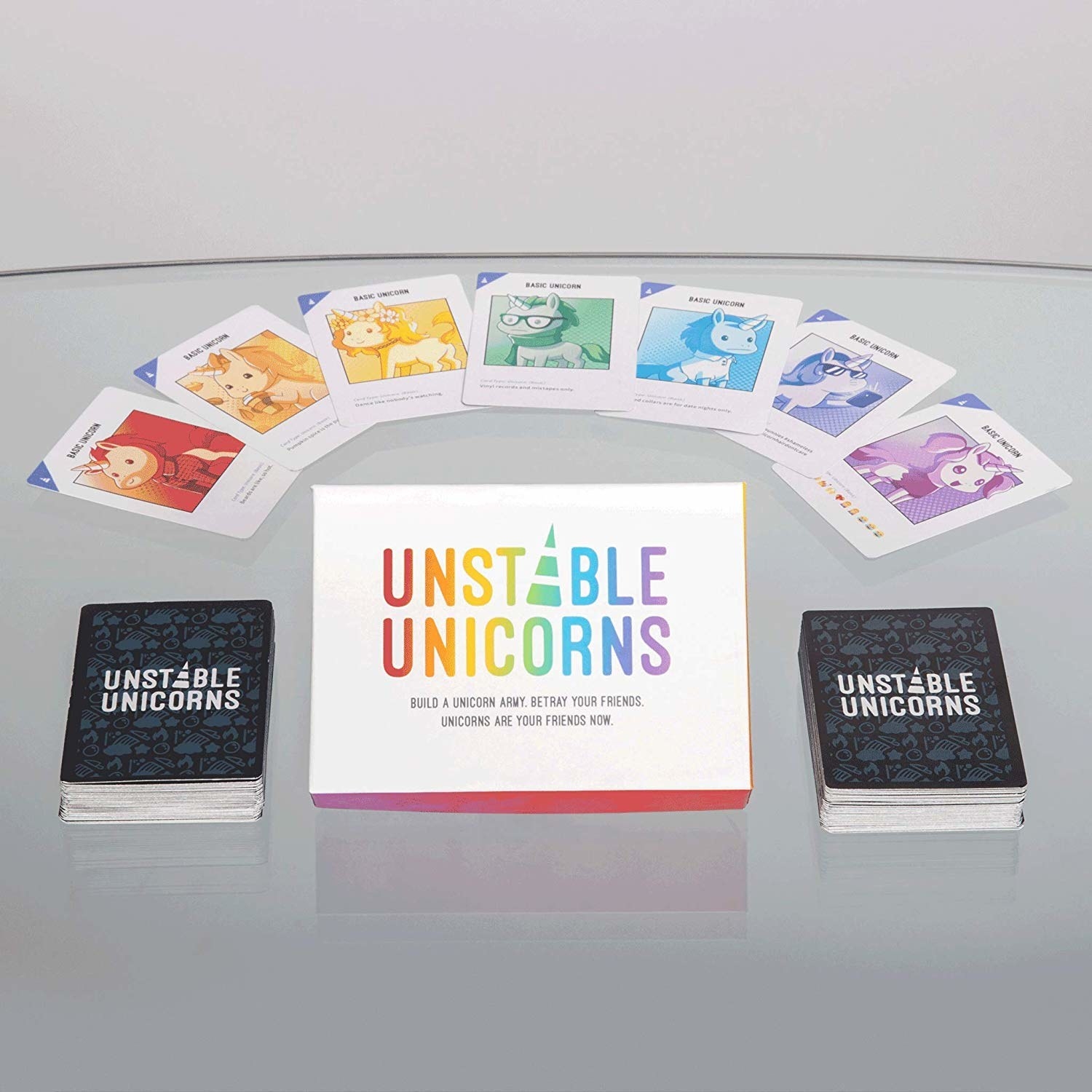 The Unstable Unicorns cards