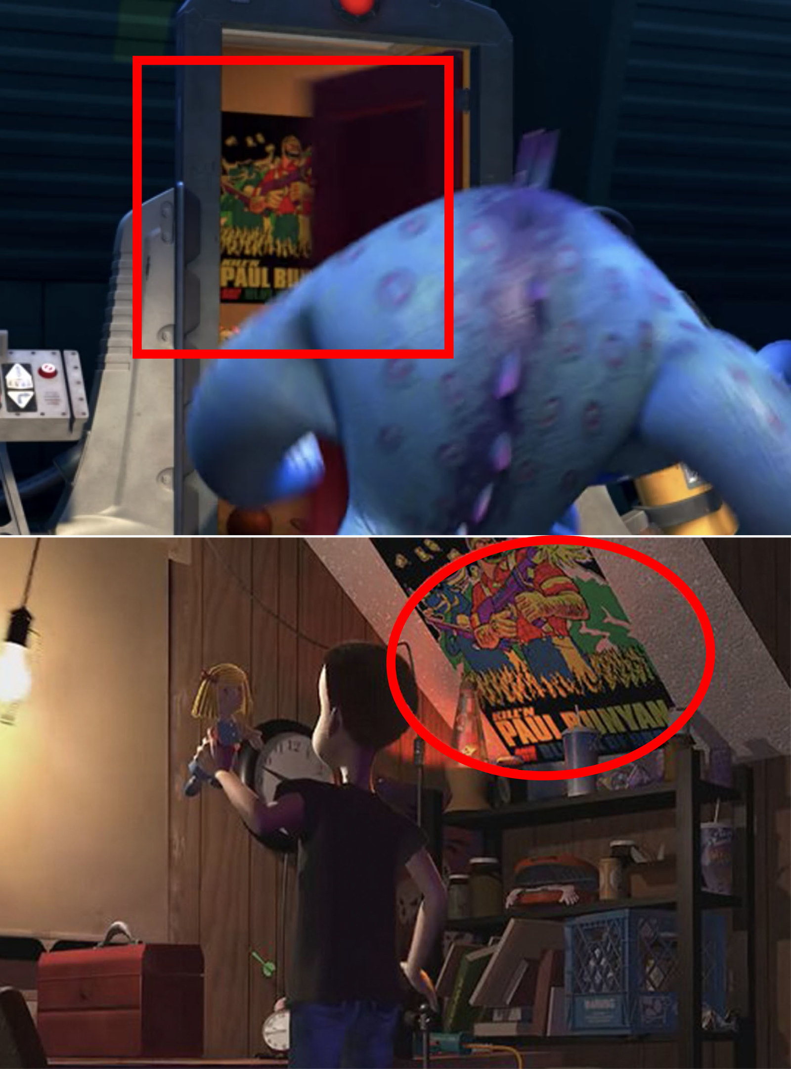 Toy Story 4 Easter Egg  Monsters inc boo, Monsters inc, Monster university