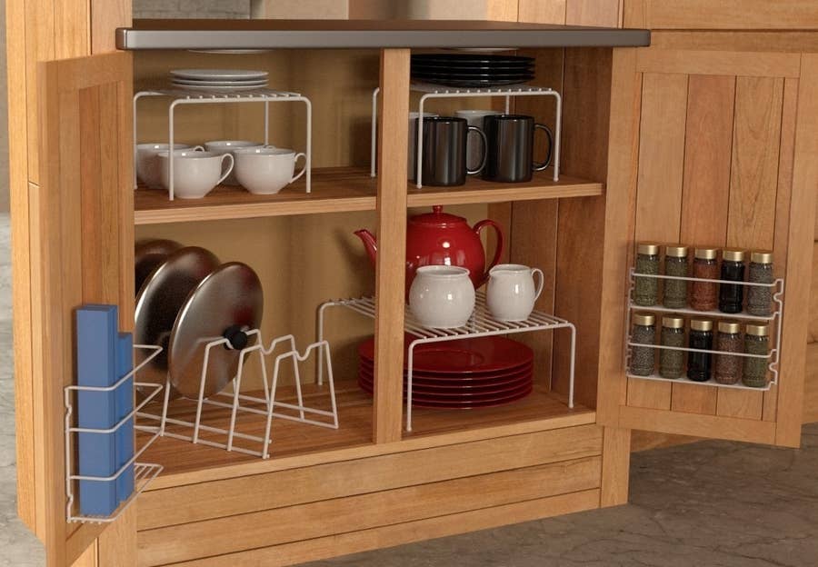 33 Ways To Organize A Tiny Kitchen That'll End Up Making A Big, Big  Difference