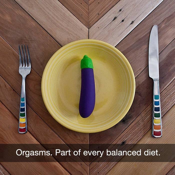 vibrator shaped like purple eggplant 