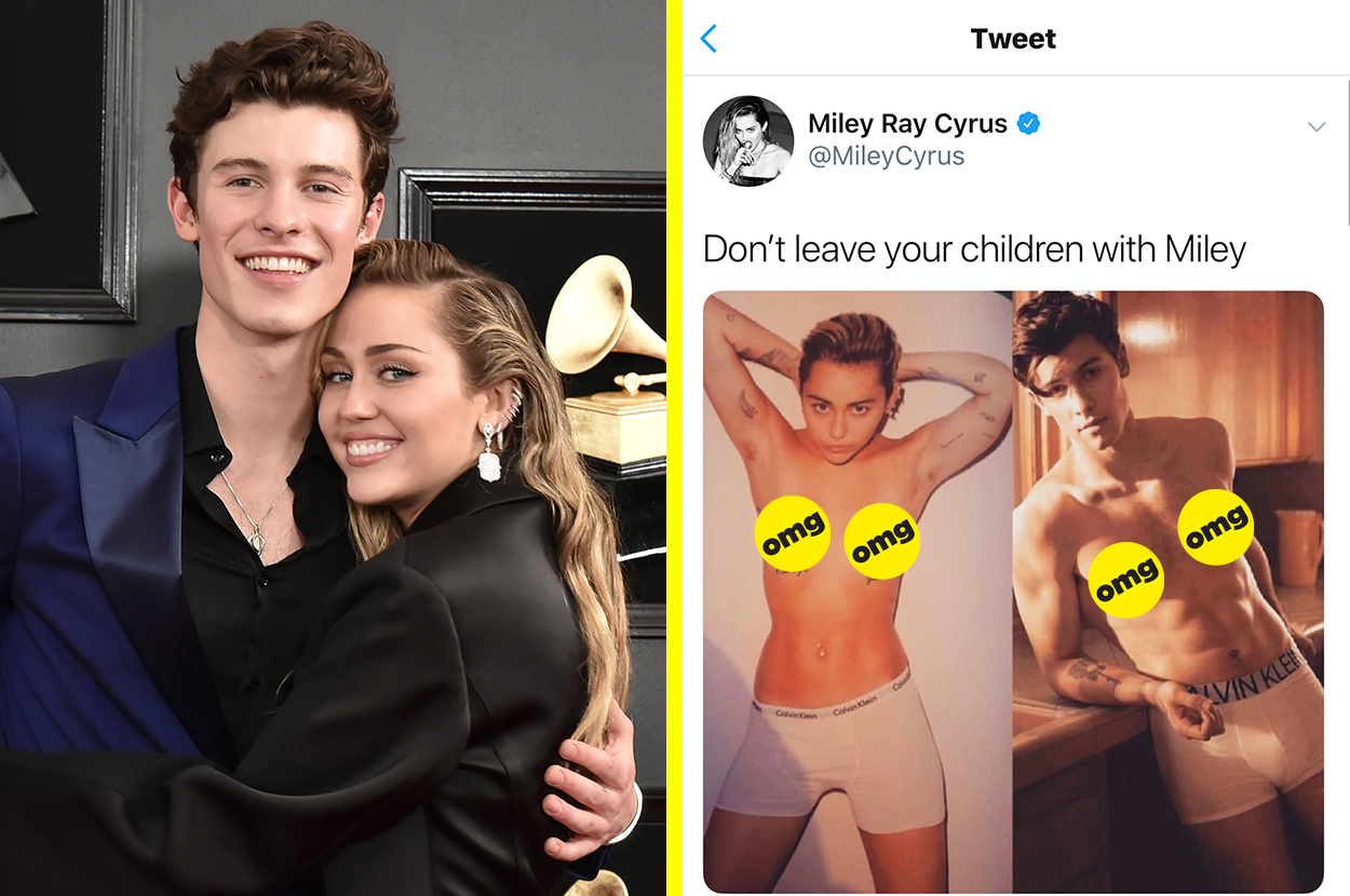 Miley Cyrus Made The Best Joke About Shawn Mendes' Calvin Klein Ad That Got  Everyone Thirsting