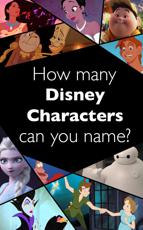 How many Disney Characters Can You Name?