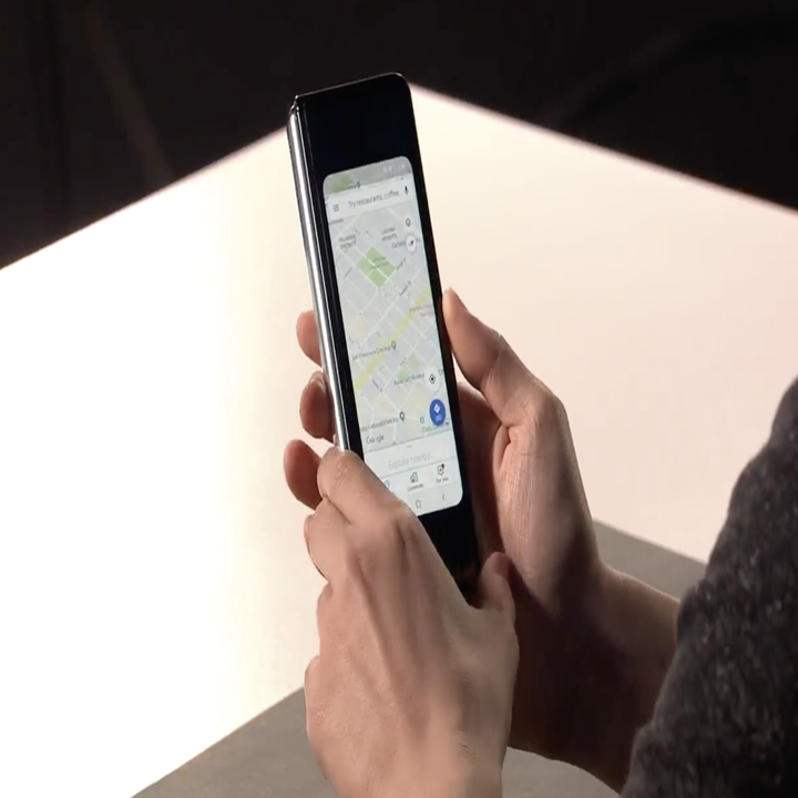 the phone that folds in half