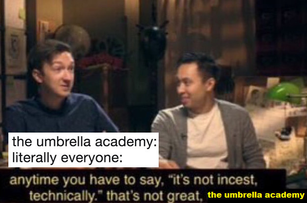 A Try Guys And Umbrella Academy Meme The Umbrella Academy In