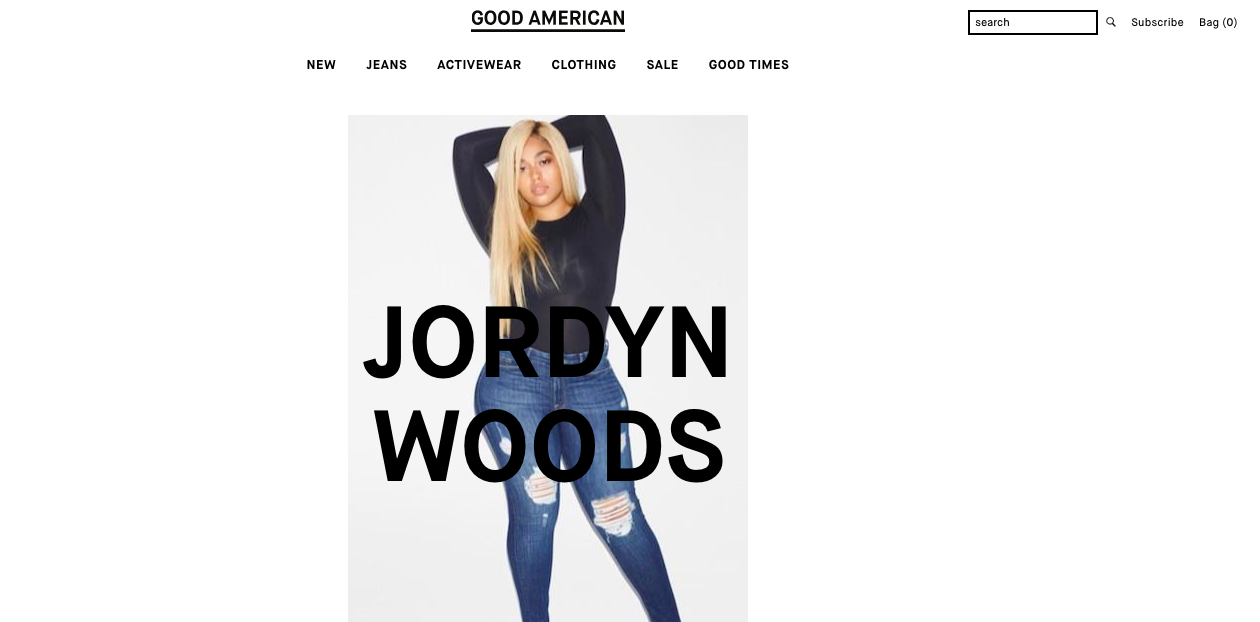 good american jordyn jeans