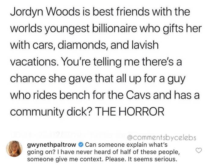Gwyneth Paltrow Responds to Meme of Her ''Thinking About Dick
