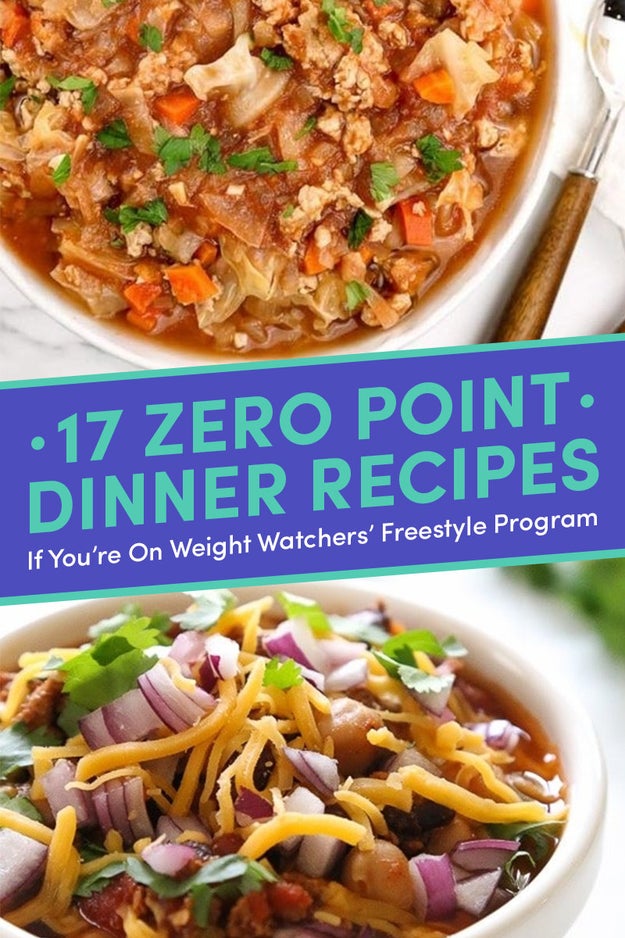17 Delicious Zero Point Dinner Recipes If You're On Weight Watchers