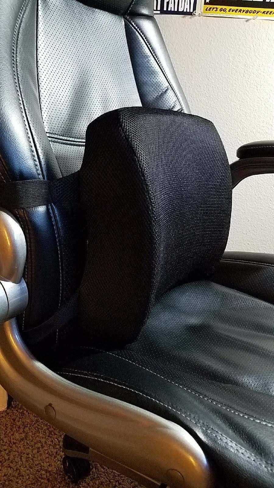 ComfiLife Body Positioner, Gel Enhanced Seat Cushion & Lumbar Support  Bundle - Rubber, Memory Foam, Office Chair & Car Seat Cushion for Back Pain  