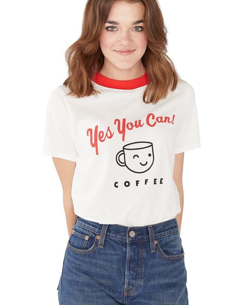 Yes Girl Yes Shirt - Trendy Graphic Tee, Empowering Shirts For Women -  Femfetti