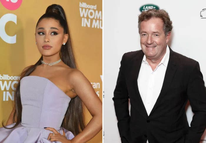 Ariana Grande Mom Porn - Ariana Grande Has Stepped In To Defend Herself After People Began Dragging  Her On Twitter Over Piers Morgan
