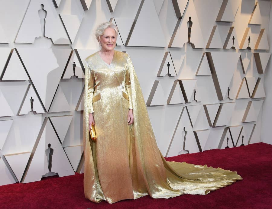 glenn close dress golden globes Glenn Close censored for using expletive during Golden Globes