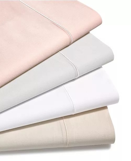 Promising review: "Best sheets ever. They are long enough to fit on my pillow-top bed with no problem. They are so soft, and keep me cool all night. Had to remove my other bedding because this is all I need." —Sunflower102174Get them from BuzzFeed's Goodful line, exclusively at Macy's for $45—$78 (sizes Twin–Cali King, four colors).