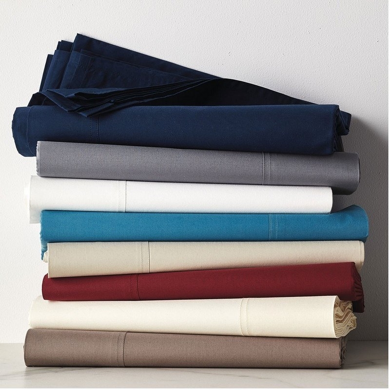 Promising review: "Quality and comfort in a 400 thread count sheet. The bottom sheet fits up to a 16" mattress, which is perfect for using with The Company Store mattress topper. The sheets are soft and they are cool to the touch when you sleep on them. All seams are stitched well, and the bottom sheet fits snugly on the mattress. The cool softness provides for tranquil sleep." —RandallGet them from The Home Depot for $98.40–$169.60 (sizes Twin–Cali King, eight colors).