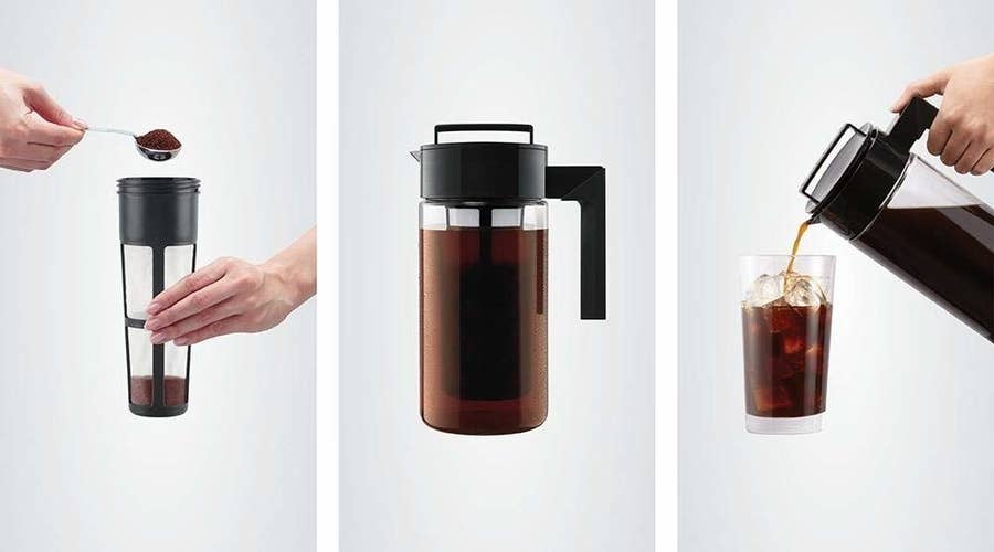 Coffee Gator Cold Brew Maker 1200 ml Ice Coffee or Iced Tea Makers Glass  Carafe