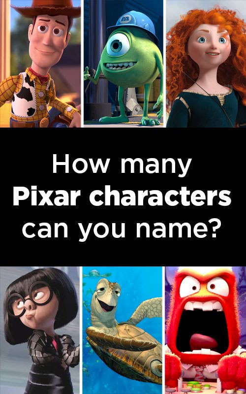 How Many Pixar Characters Can You Name?