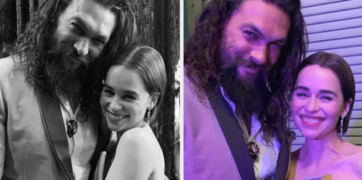 Jason Momoa And Emilia Clarke Had A Mini "GoT" Reunion An...