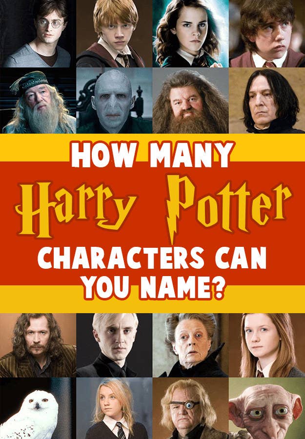 There Are Over 700 Harry Potter Characters And I Ll Be Impressed If You Can Name 25