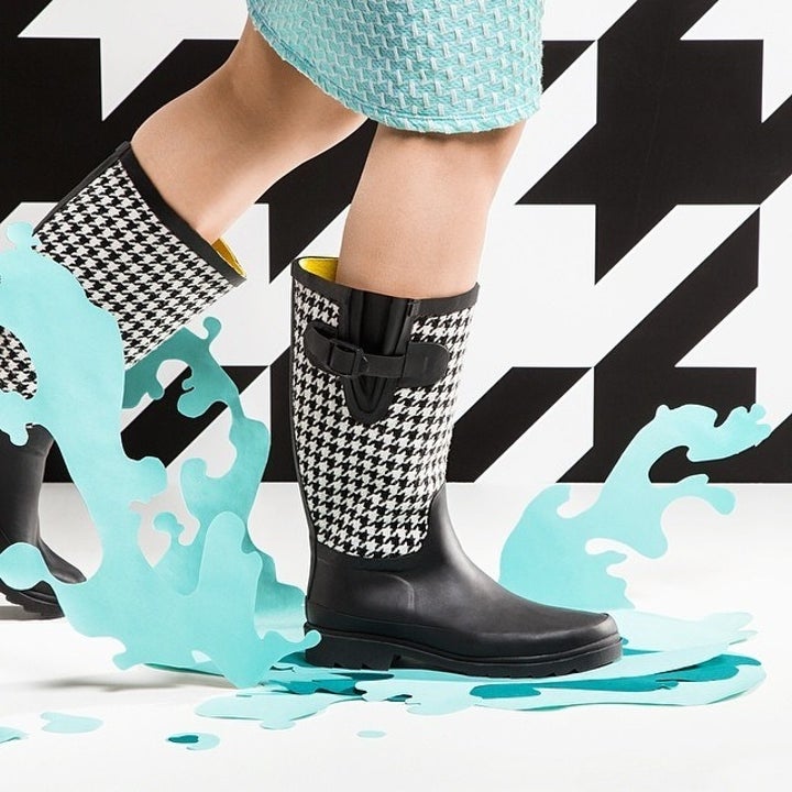 rain boots in store