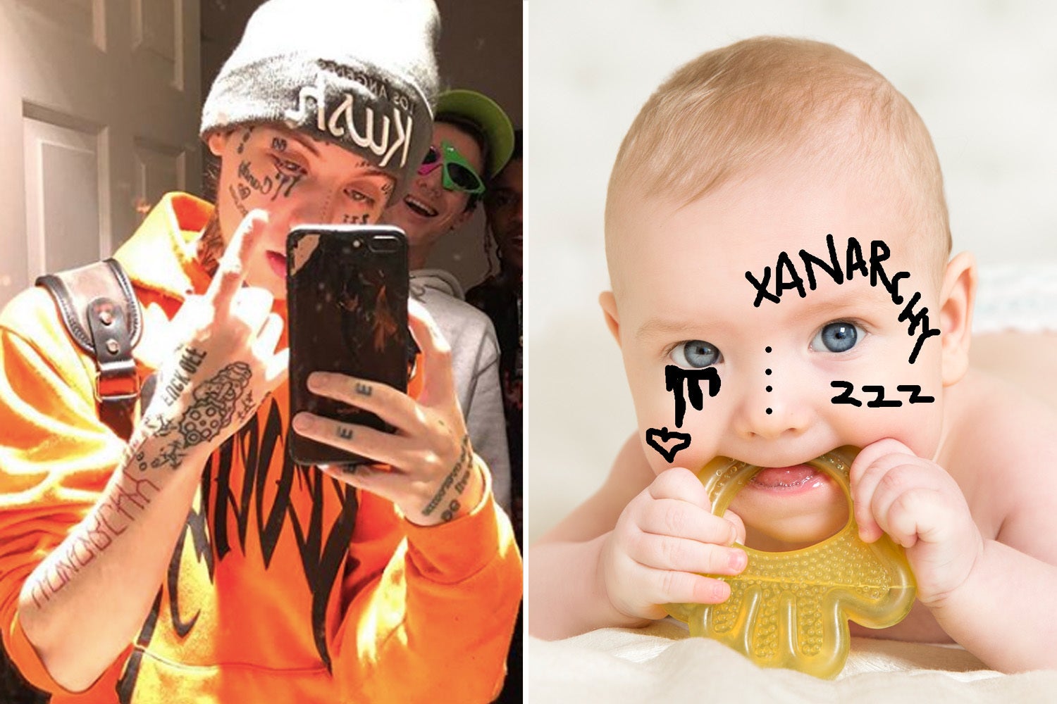 Grow News Uedan Headline Give Lil Xan Some Face Tattoos And Well