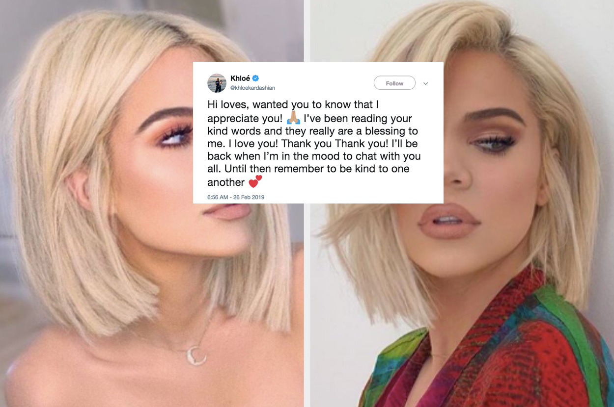 Here's Khloé Kardashian's First Message To Fans Since Her Breakup From ...