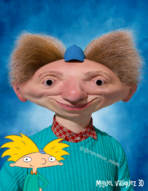 The "Hey Arnold" Characters As Real-Life Humans Is The Most Hilariously